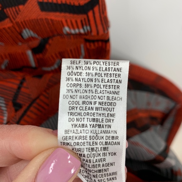 Opening Ceremony Geometric Print Fit and Flare Dress Sz 4 ASO TV - Picture 9 of 13